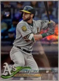 Dustin Fowler [Black Bat Rainbow Foil] #US95