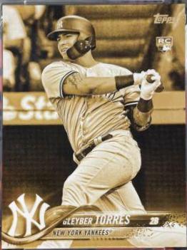 Gleyber Torres [Gray Jersey 5 X7 Gold] #US200