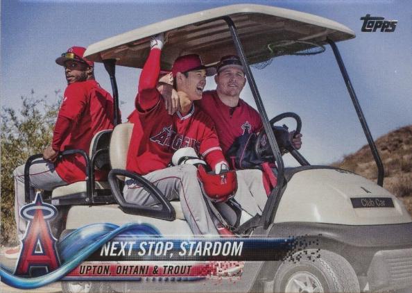 Justin Upton / Shohei Ohtani / Mike Trout #US158