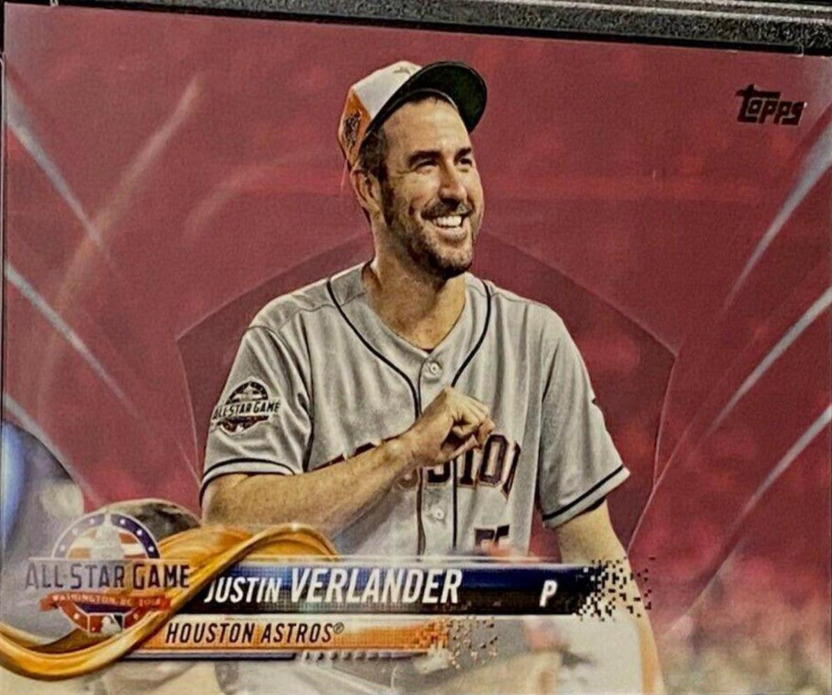 Justin Verlander [Mother's Day Hot Pink] #US217