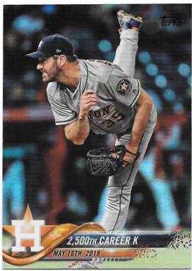 Justin Verlander [Rainbow Foil] #US89