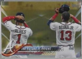 Ozzie Albies / Ronald Acuna Jr. [Gold] #US43
