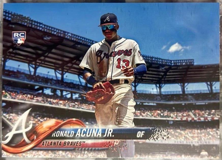 Ronald Acuna Jr. [With Bat 5X7] #US250