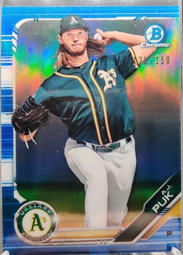 A.J. Puk [Blue Refractor] #BCP-17