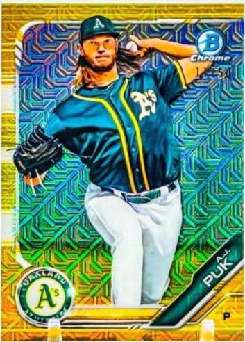 A.J. Puk [Gold Refractor] #BCP-17