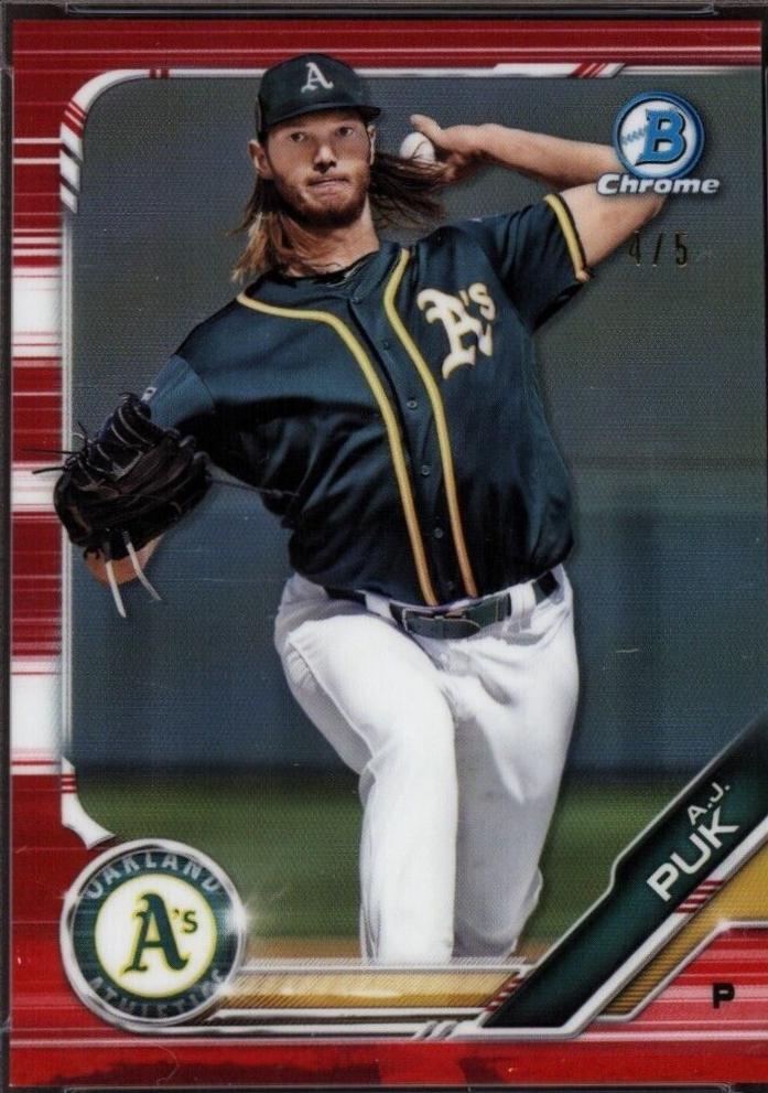 A.J. Puk [Red Refractor] #BCP-17