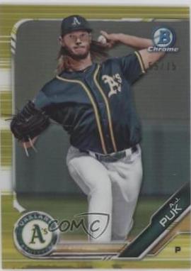 A.J. Puk [Yellow Refractor] #BCP-17