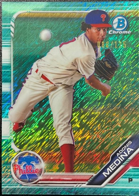 Adonis Medina [Aqua Shimmer Refractor] #BCP-29