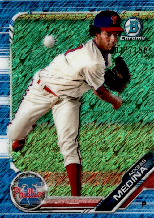 Adonis Medina [Blue Shimmer Refractor] #BCP-29