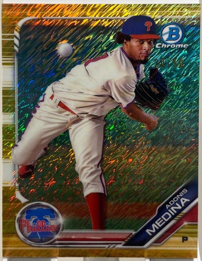 Adonis Medina [Gold Shimmer Refractor] #BCP-29