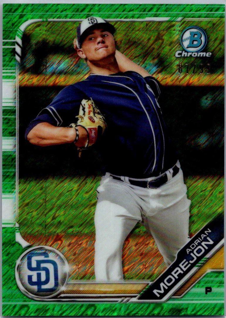 Adrian Morejon [Green Shimmer Refractor] #BCP-10