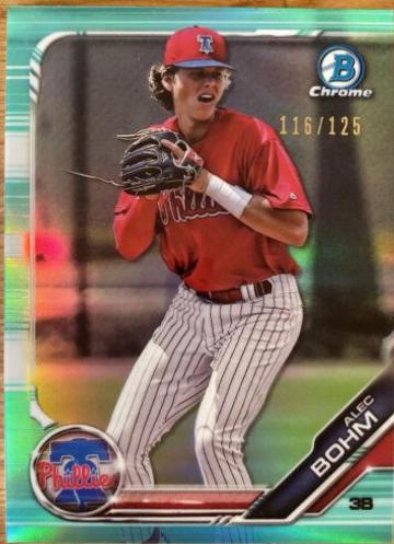 Alec Bohm [Aqua Refractor] #BCP-2