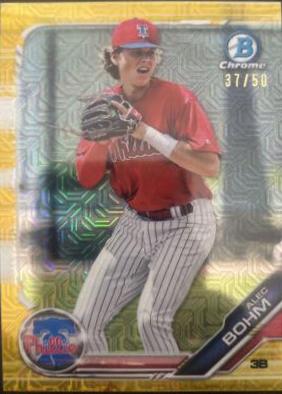 Alec Bohm [Gold Shimmer Refractor] #BCP-2