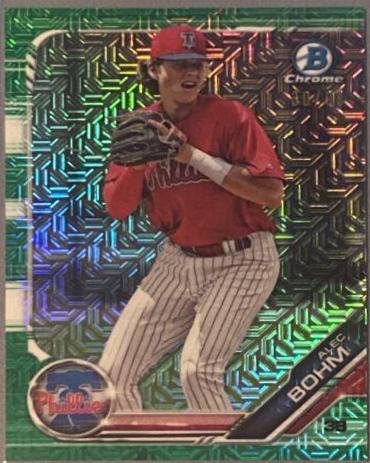 Alec Bohm [Green Shimmer Refractor] #BCP-2