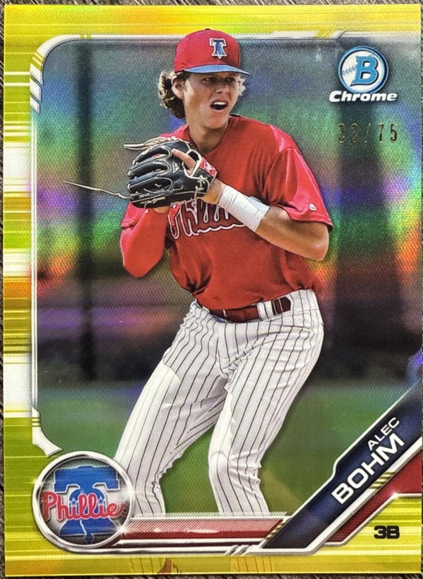 Alec Bohm [Yellow Refractor] #BCP-2