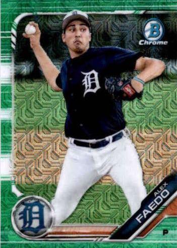 Alex Faedo [Green Shimmer Refractor] #BCP-78