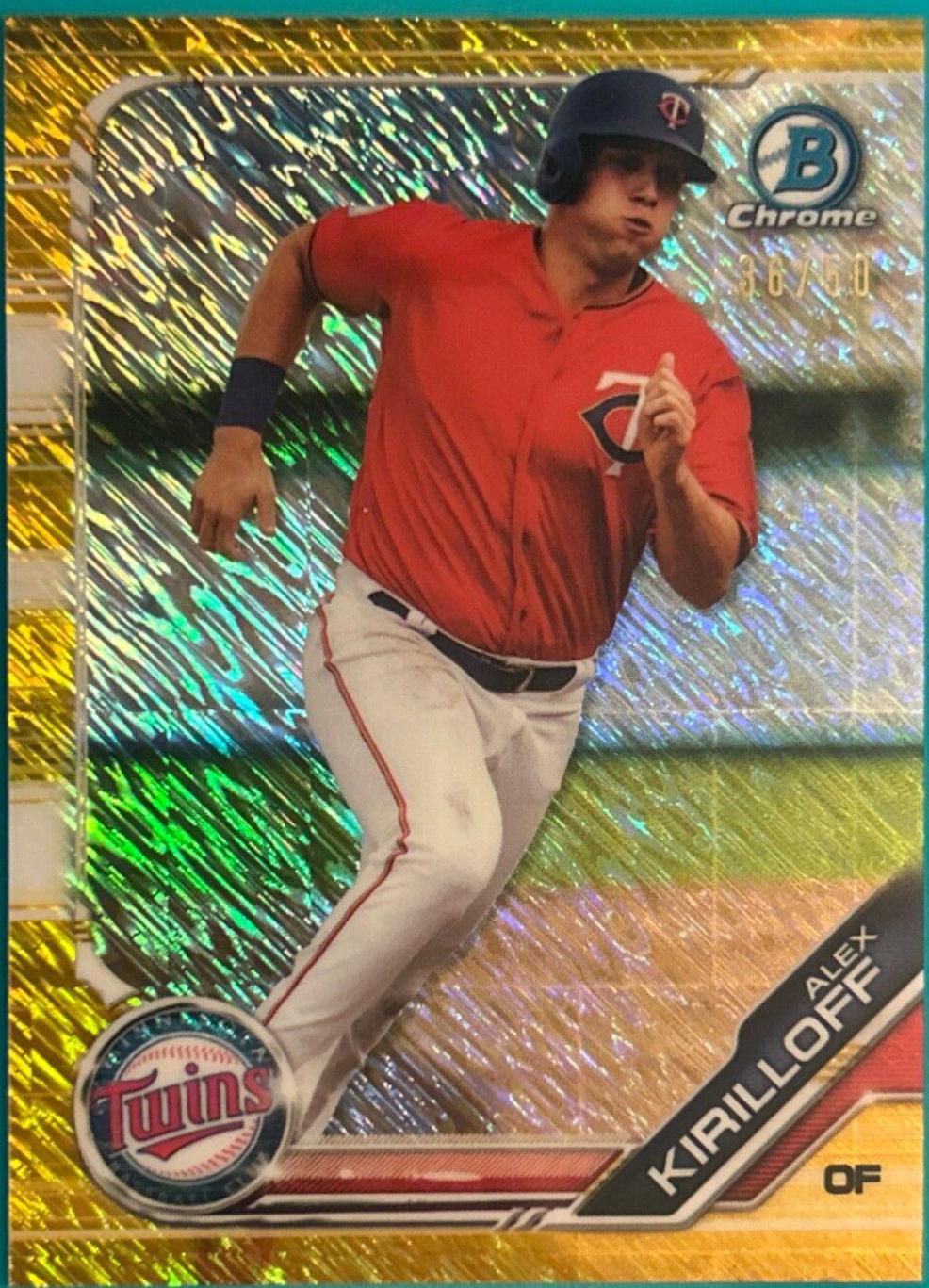 Alex Kirilloff [Gold Shimmer Refractor] #BCP-186