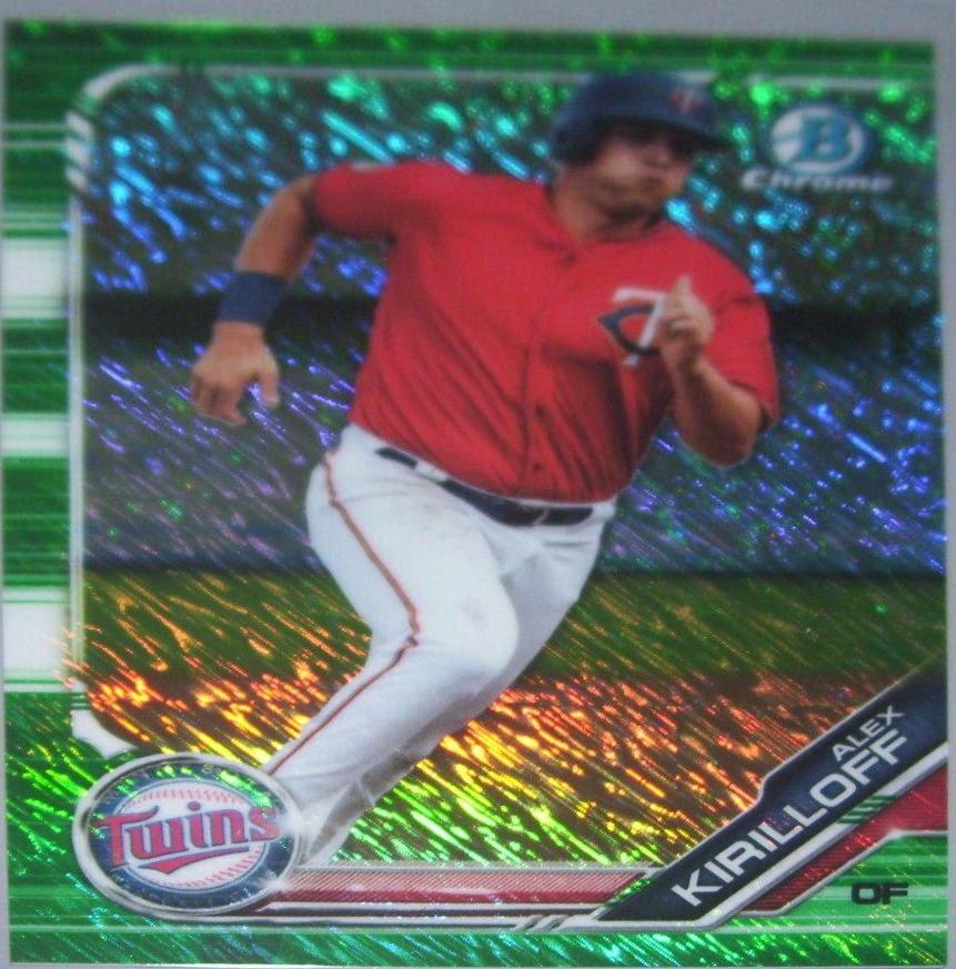 Alex Kirilloff [Green Shimmer Refractor] #BCP-186