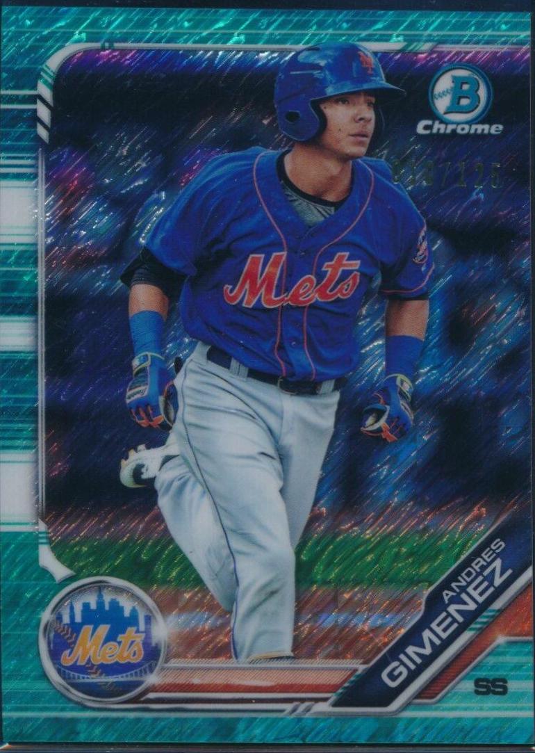 Andres Gimenez [Aqua Shimmer Refractor] #BCP-77