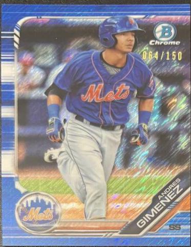 Andres Gimenez [Blue Shimmer Refractor] #BCP-77