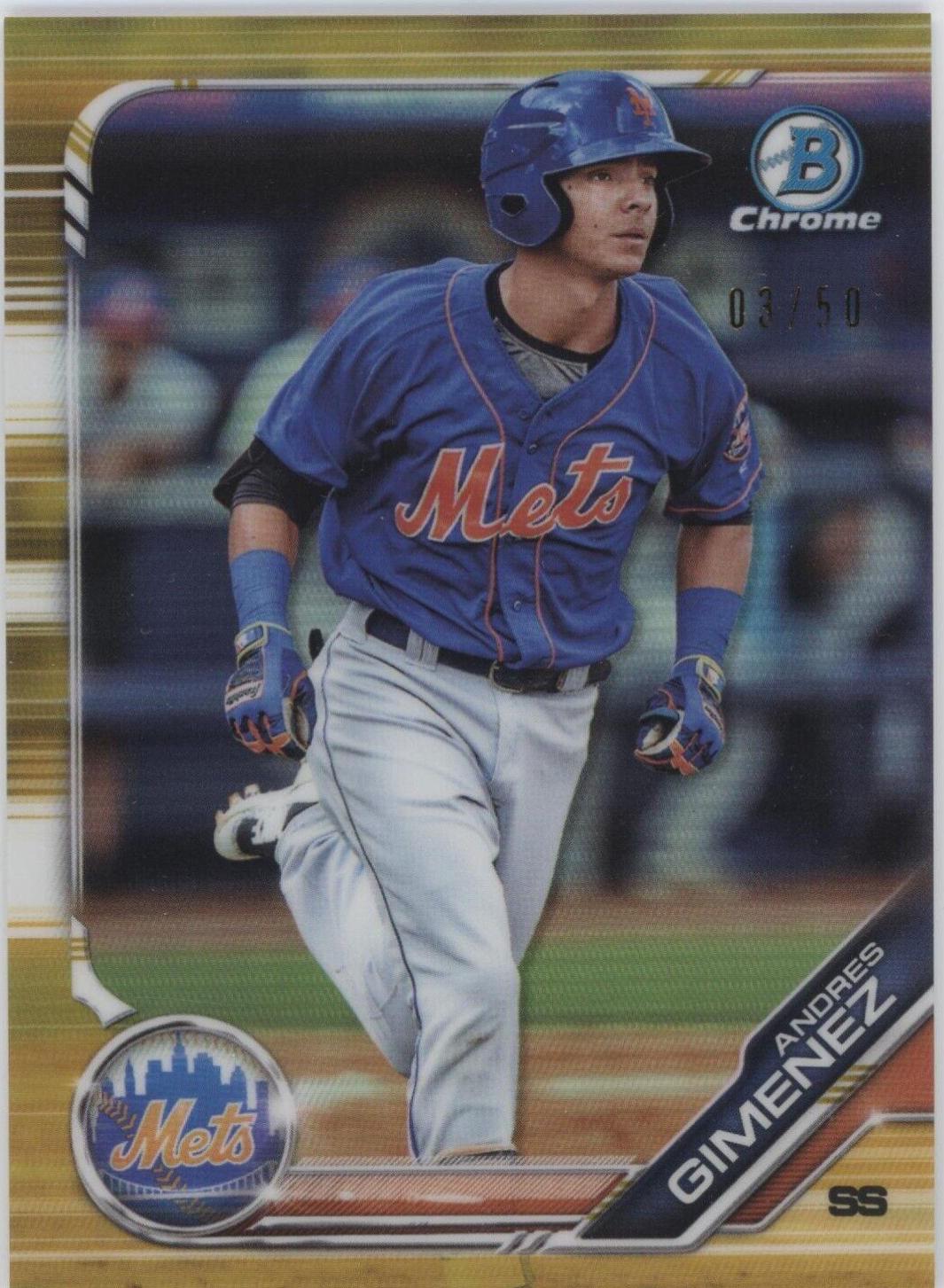 Andres Gimenez [Gold Shimmer Refractor] #BCP-77