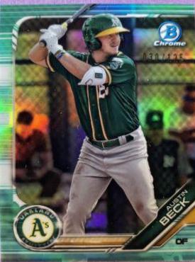Austin Beck [Aqua Shimmer Refractor] #BCP-141