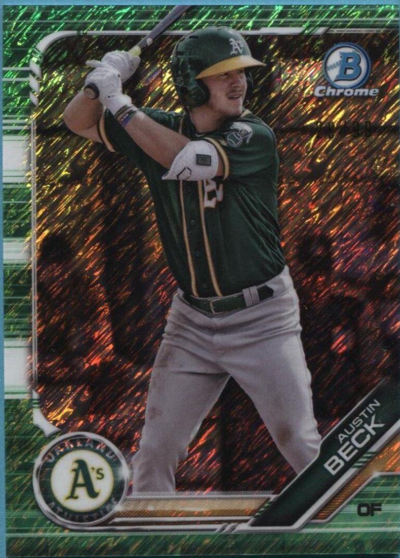 Austin Beck [Green Shimmer Refractor] #BCP-141
