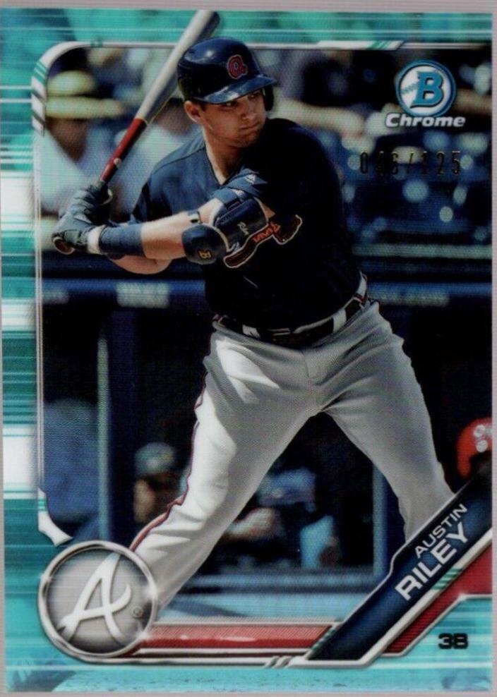 Austin Riley [Aqua Refractor] #BCP-129