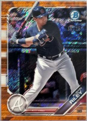Austin Riley [Orange Shimmer] #BCP-129