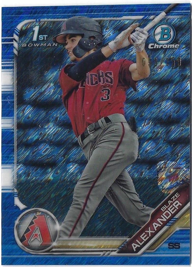 Blaze Alexander [Blue Shimmer Refractor] #BCP-53