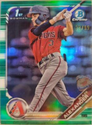 Blaze Alexander [Green Shimmer Refractor] #BCP-53