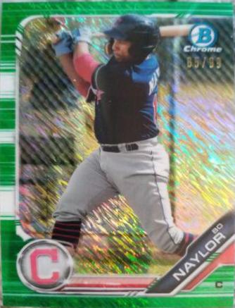 Bo Naylor [Green Shimmer Refractor] #BCP-194