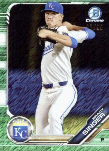 Brady Singer [Green Shimmer Refractor] #BCP-110