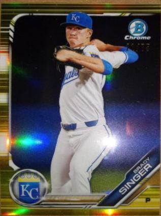 Brady Singer [Yellow Refractor] #BCP-110
