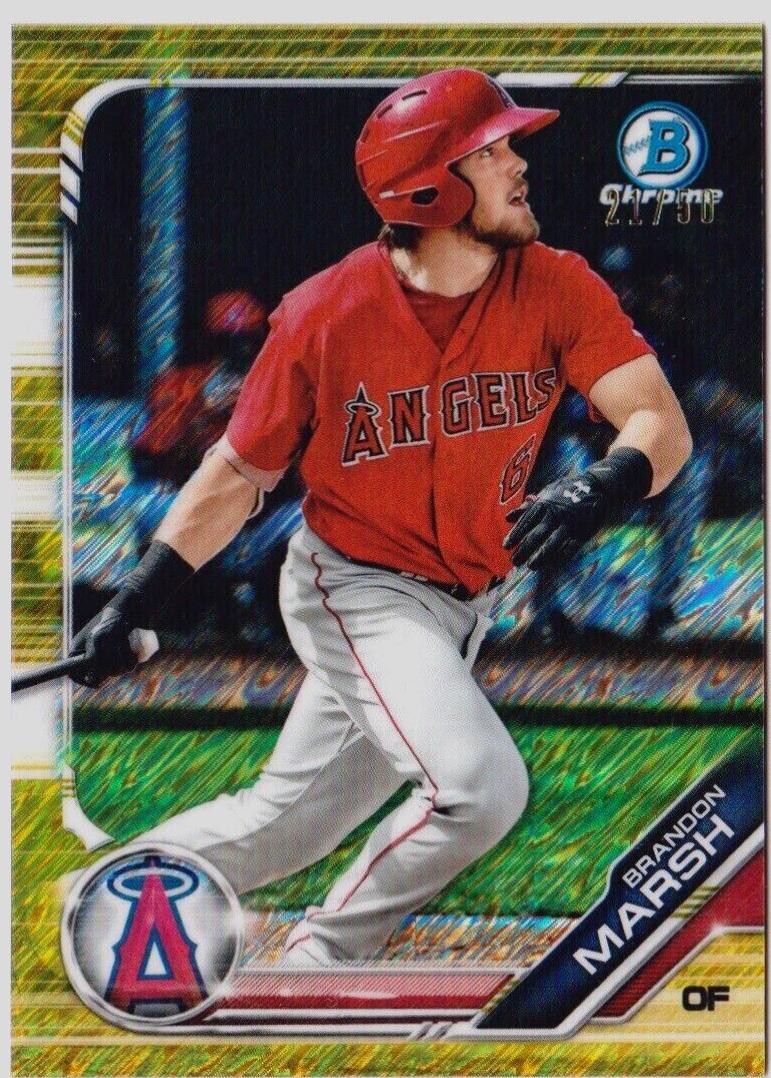 Brandon Marsh [Gold Shimmer Refractor] #BCP-131