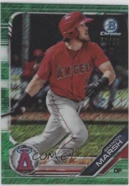 Brandon Marsh [Green Shimmer Refractor] #BCP-131