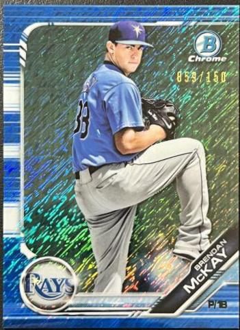 Brendan McKay [Blue Shimmer Refractor] #BCP-105