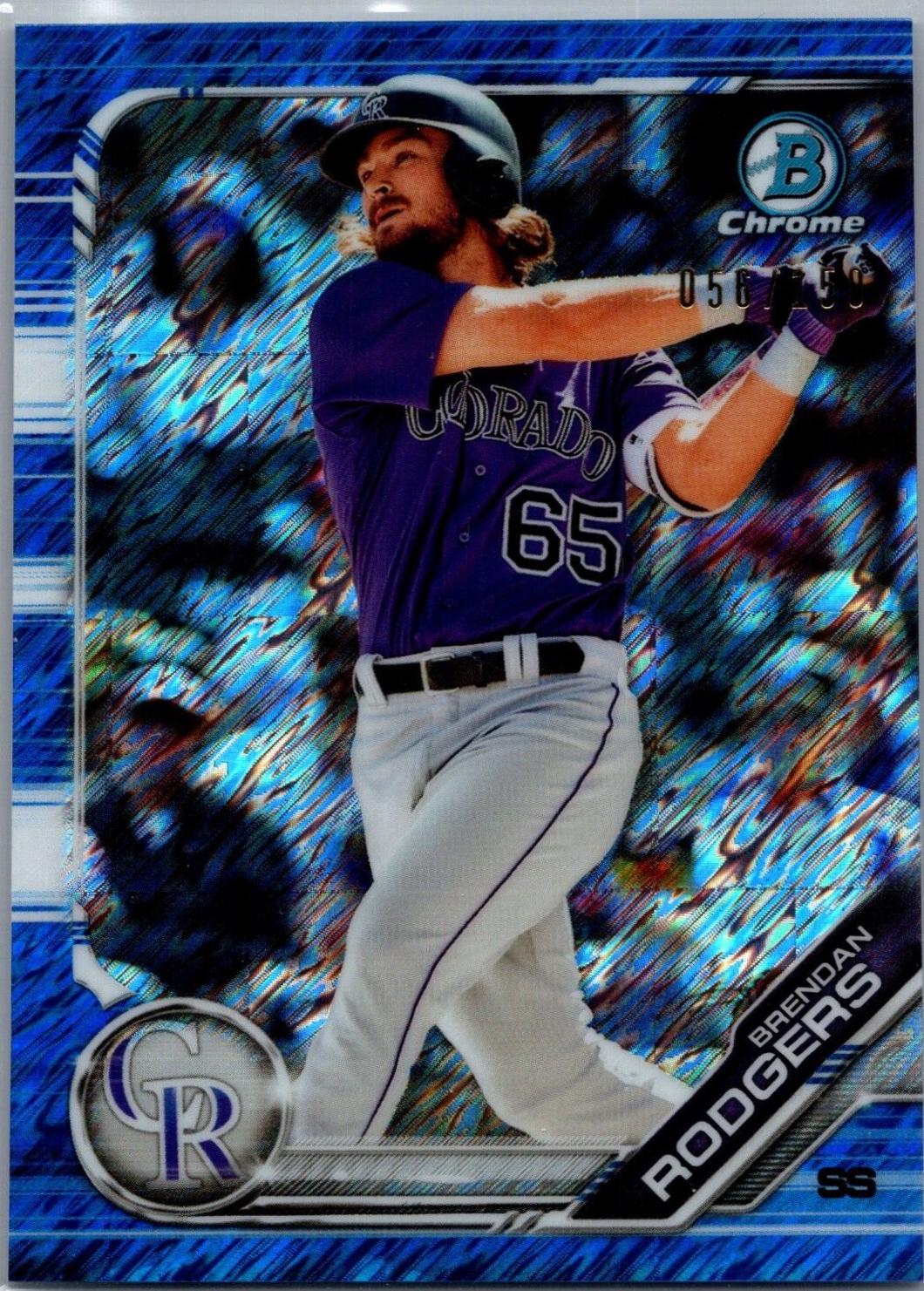 Brendan Rodgers [Blue Shimmer Refractor] #BCP-143