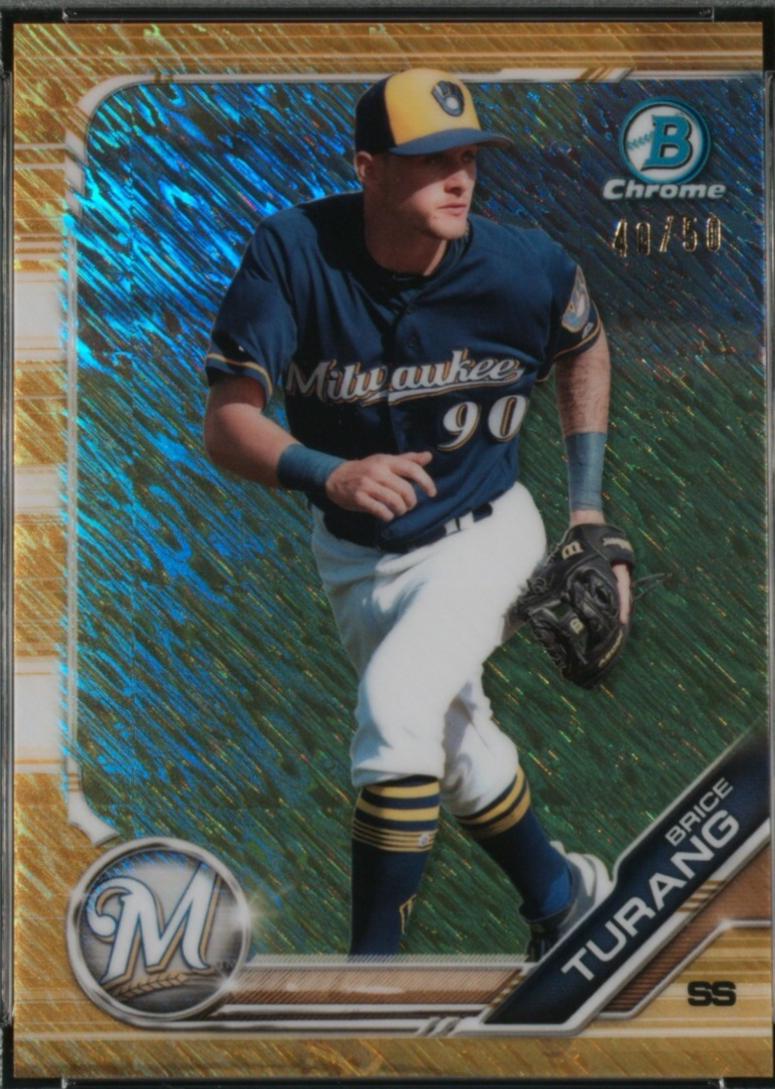 Brice Turang [Gold Shimmer Refractor] #BCP-171