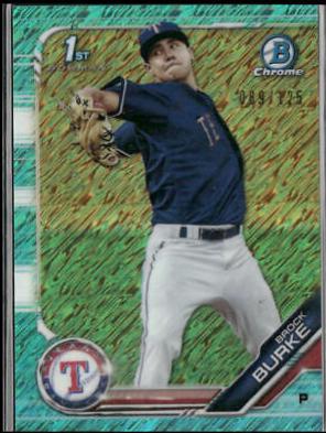 Brock Burke [Aqua Shimmer Refractor] #BCP-137