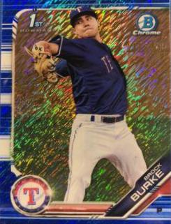 Brock Burke [Blue Shimmer Refractor] #BCP-137