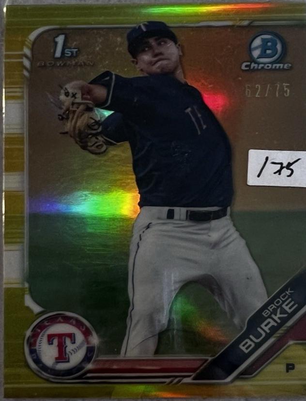 Brock Burke [Yellow Refractor] #BCP-137