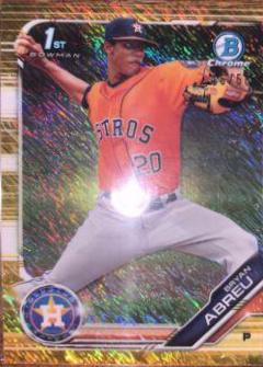 Bryan Abreu [Gold Shimmer Refractor] #BCP-157
