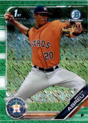 Bryan Abreu [Green Shimmer Refractor] #BCP-157