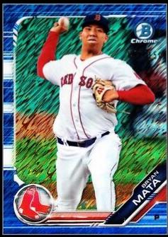 Bryan Mata [Blue Shimmer Refractor] #BCP-140