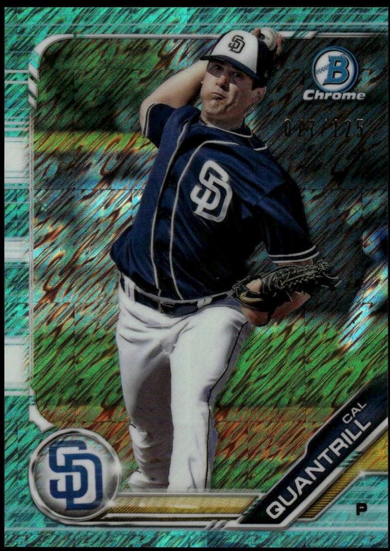 Cal Quantrill [Aqua Shimmer Refractor] #BCP-125