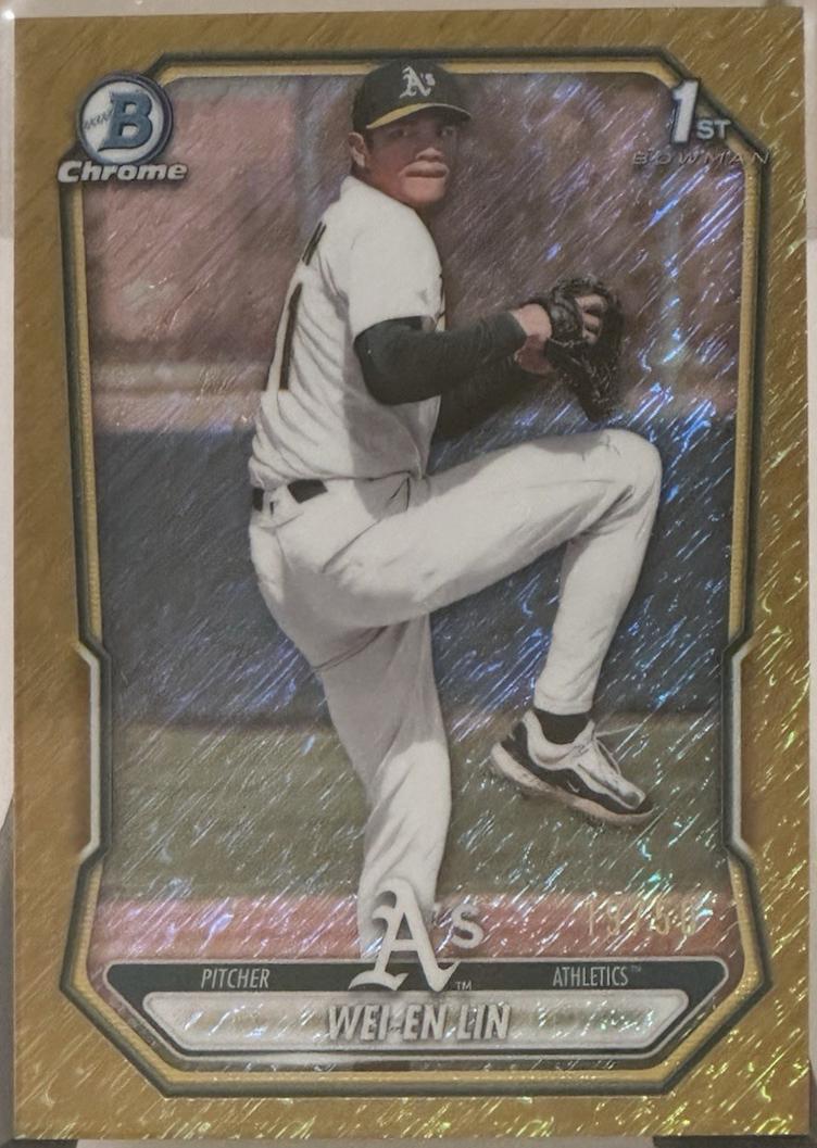 Cal Quantrill [Gold Shimmer Refractor] #BCP-125