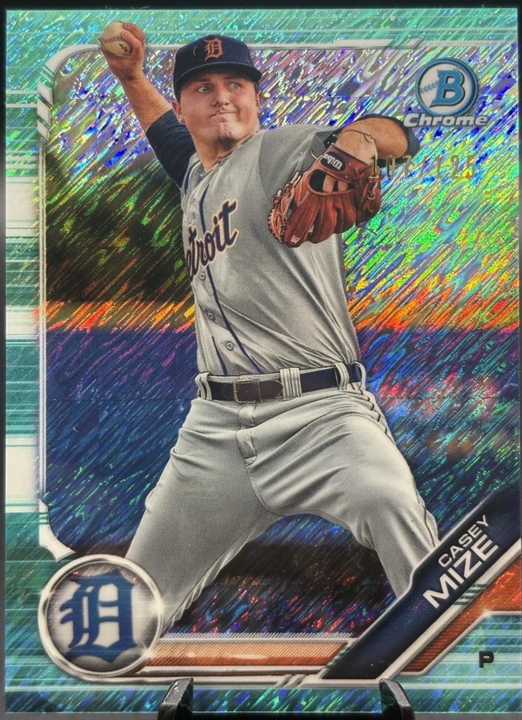 Casey Mize [Aqua Shimmer Refractor] #BCP-49