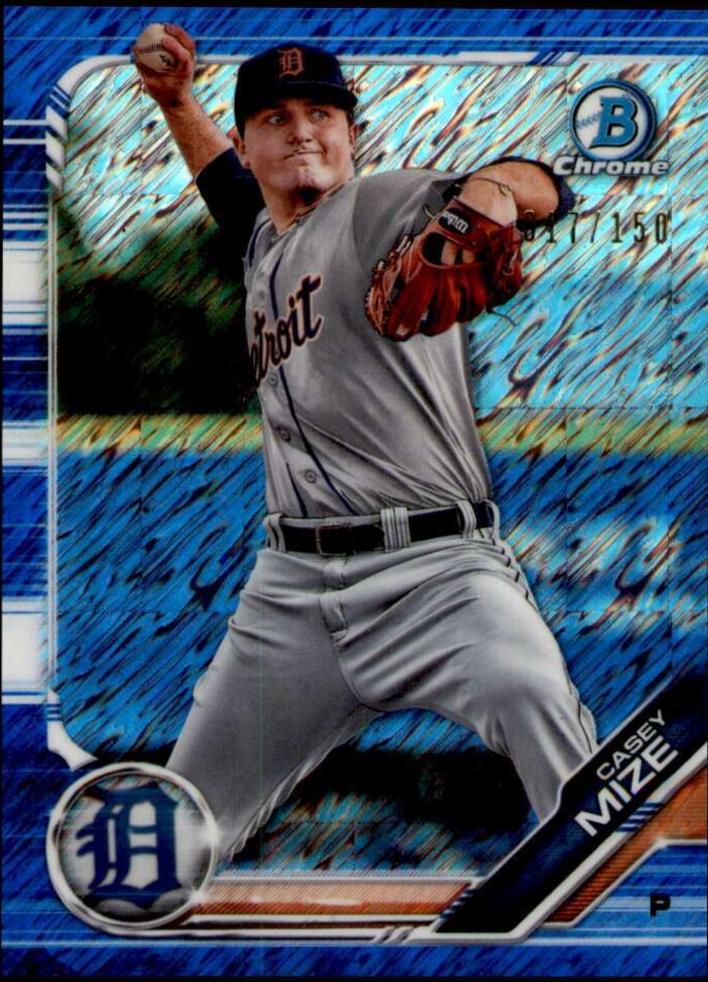 Casey Mize [Blue Shimmer Refractor] #BCP-49
