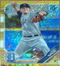 Casey Mize [Gold Shimmer Refractor] #BCP-49